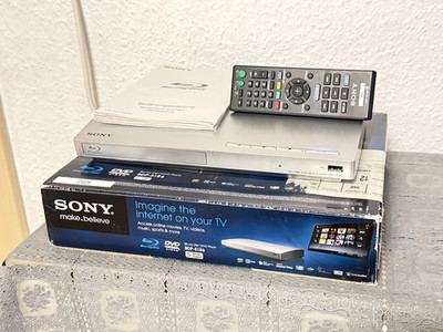 OVP Blu-Ray SONY BDP S186 mit Handbuch Bluray DVD Player HDMI USB LAN