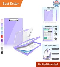 8.5x11 Clipboard with Dry Erase Surface - Perfect for Education Work