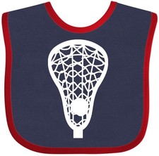 Inktastic Lacrosse Sports Team Coach Player Baby Bib Athlete Coaching Staff Lax