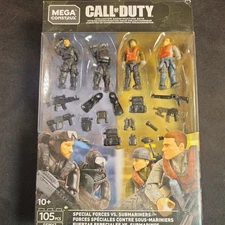 Mega Construx COD Call Of Duty SPECIAL FORCES vs SUBMARINERS, 105 Pcs, GFW67 NEW