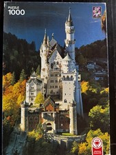 Vintage Puzzle Altenburg Strals NEUSCHWANSTEIN CASTLE Bavaria Kirsch 1000 Piece