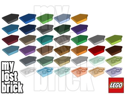 LEGO - Teil 22385 - Fliesen 2x3 fünfeckig + NEU + FARBE / MENGE WÄHLBAR