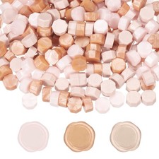 Wax Seal Beads, 300 Pcs Wax Sealing Beads, Powder/Light Pink/Apricot Skin