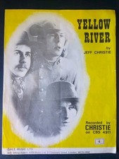 Yellow River - By Jeff Christie Sheet Music By Gale Music Ltd
