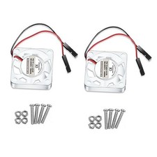 2PCS 30x30x7mm Cooling Fan for Raspberry Pi - 3007 Brushless Transparent-2pcs