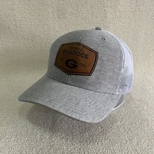 '47 Brand Georgia Bulldogs Trucker Hat Snapback Grey White Mesh One Size NCAA