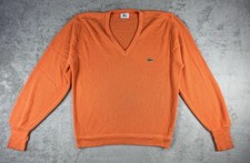 Vintage Izod Lacoste Sweater Mens M Pullover V Neck Alligator 80s Acrylic Orlon