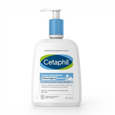 Cetaphil Feuchtigkeitsspendende Schaum-Reinigungscreme für dehydrierte Haut 473 ml