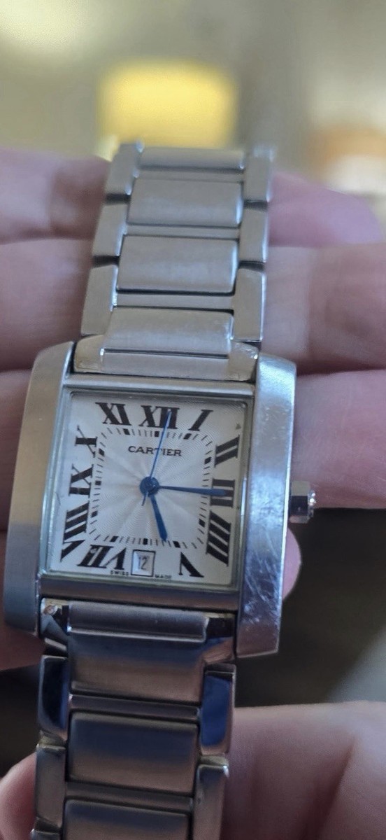 Cartier Tank Francaise Stainless Steel 2301 CC708177 | eBay