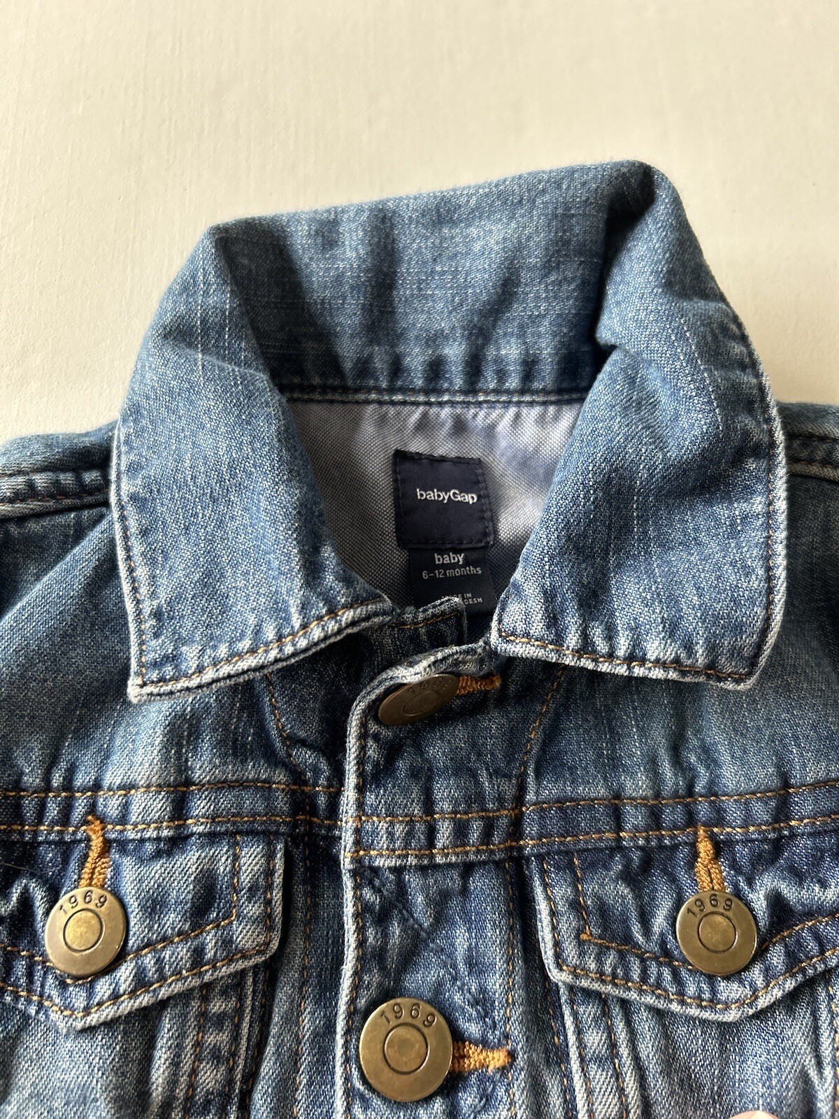 Baby gap Boys Cute Denim Jean Jacket Size 612 M eBay