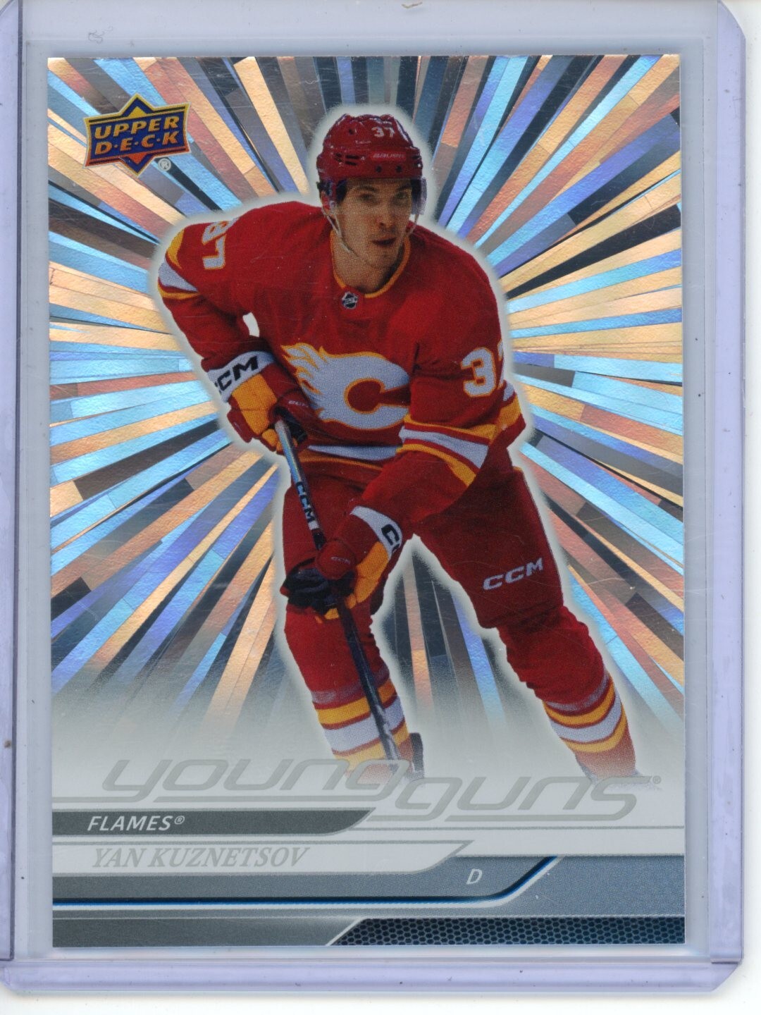 2024-2025 Upper Deck Series 1  Yan Kuznetsov #235 Young Guns OUTBURST