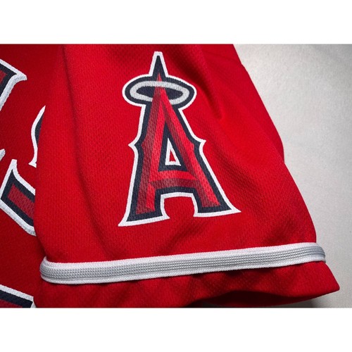 Mike Trout #27 Los Angeles Angels MLB Red SGA Jersey Youth XL - Picture 6 of 13