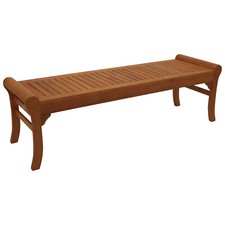 Gartenbank Gartenmöbel Holzbank Hockerbank IPANEMA 150cm 3-sitz. Holz Eukalyptus