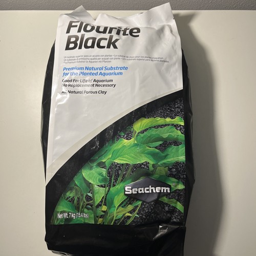Seachem Flourite Dark, Substrato Per Acquari, Argilla Porosa Naturale, Non Fertilizzato Chimicamente