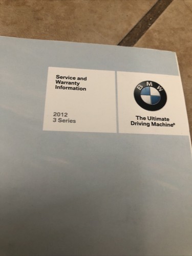 2012 BMW 3 Series Sedan Owners Manual - Picture 6 of 8