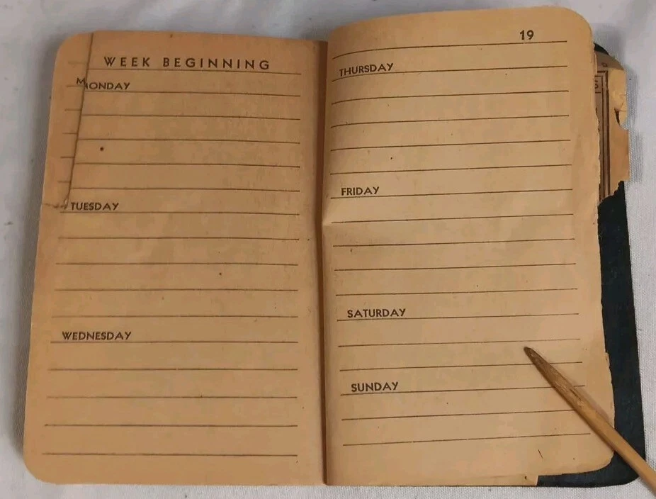 Vtg 1938 Whitman's Answer Book Thousand Fact Reference Daily Memo Diary READ - Image 4 of 4