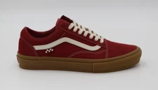 Vans Old Skool Skate Shoes Red/Gum