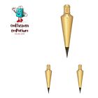 Level & Tool Plumb Bob, 32 oz., Brass Finish, 1 Pack, Black