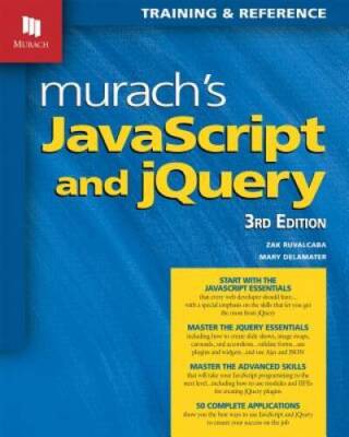 Murach's JavaScript and jQuery (3rd Edition) - Paperback - VERY GOOD