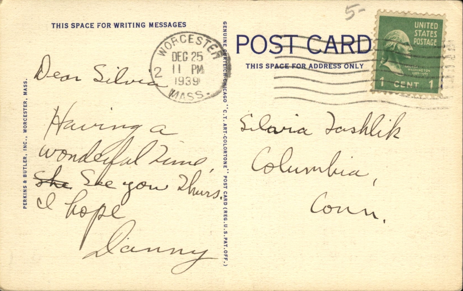 Hotel Bancroft Worcester Massachusetts MA verschickt 1939 eBay