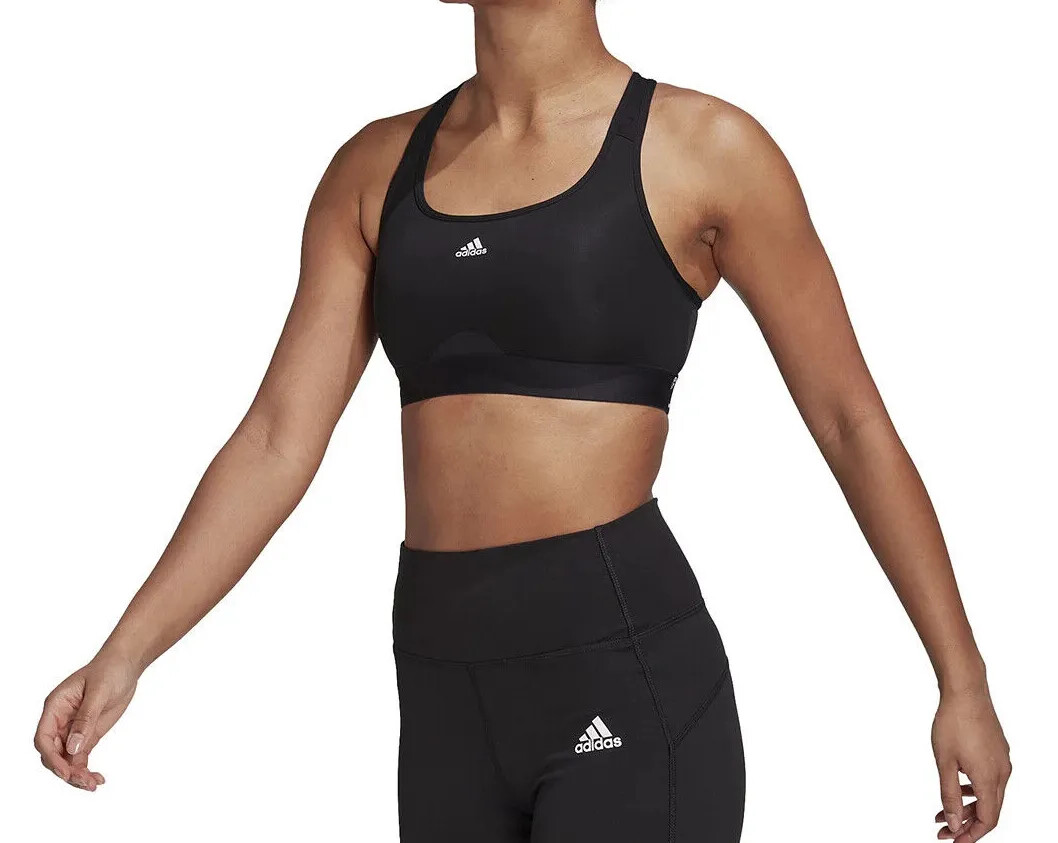 adidas Women's Bra Powerreact Training MS Padded Sports Bra