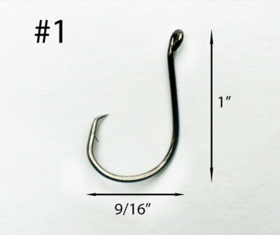 50 Ami Da Pesca Offset Circle Tackleworks Misura 1/0 – Modello 7384