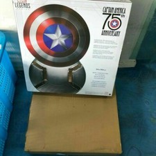 1:1 Capitán América Marvel 75 Aniversario Leyendas Vibranium Shield Cos Accesorios