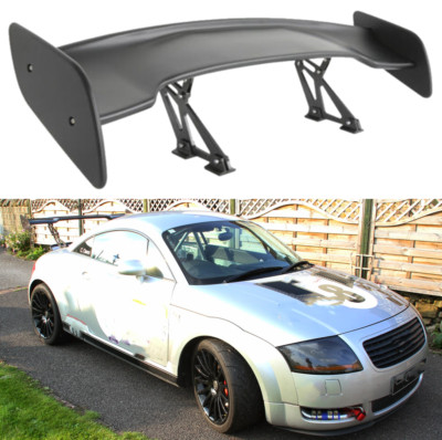 DE 46'' GT Schwarz Matt Heckspoiler Heckflügel Spoiler Flügel Für Audi TT 8N