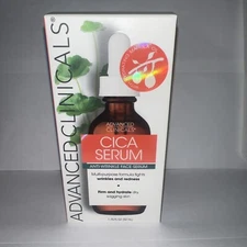 Advanced Clinicals Anti-Wrinkle Face Serum With Cica Serum 1.75oz