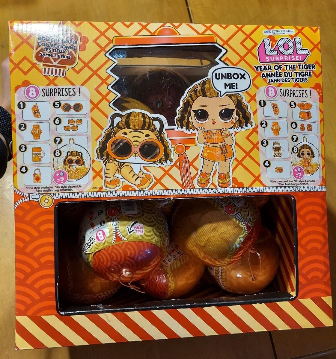 LOT 12 FULL BOX LOL Surprise Year of the Tiger 8 Surprises