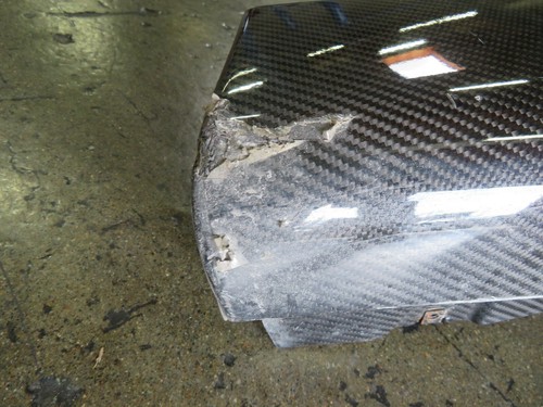 Mclaren 600LT RH, Front Bumper, Lower Section, Carbon Fiber, Used, Dmg,13AB561RP - Picture 7 of 11