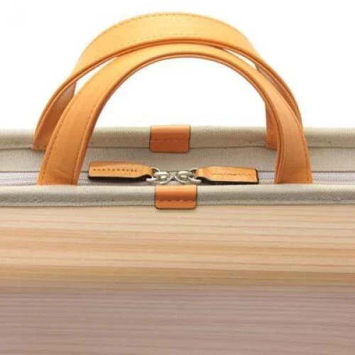 Monacca Bag Kaku - Wooden cedar briefcase made in Japan kaku plane