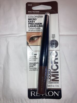 Revlon Colorstay Micro Easy Precision Liquid Liner  What The Fudge 302
