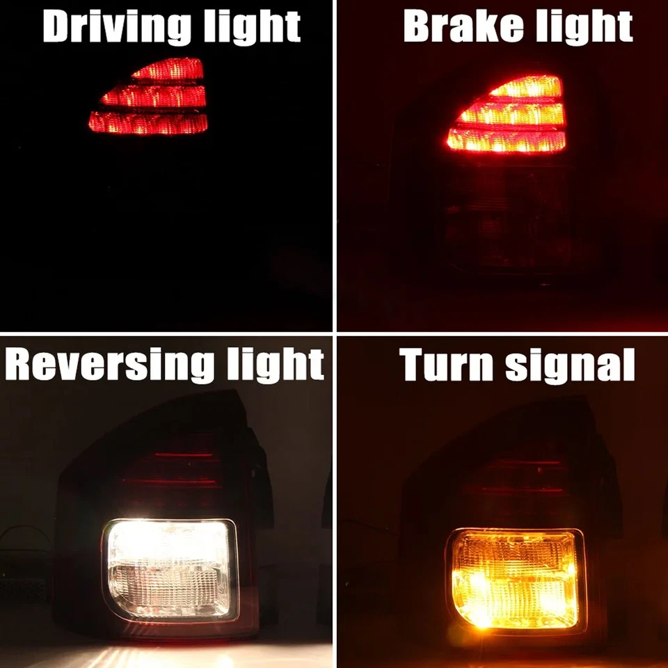 Fit Jeep Compass 2014-2017 LED Tail Light Lamp Brake w/Bulb Rear Left 5272909AA Foto 2 de 4