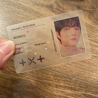 TXT Minisode 1: Blue Hour VR Version With Taehyun Postcard