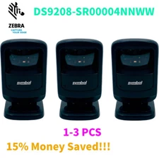 1-3PACK Zebra Symbol DS9208-SR00004NNWW Hands-free ID 2D QR Barcode Scanner