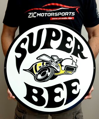 Dodge Charger Challenger Super Bee Metal Sign - Large 19''