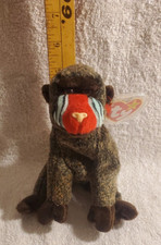 RARE TY Beanie Babies - 1999 - Cheeks, the Baboon