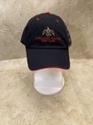 Circling Raven Golf Club Baseball Hat Cap Black/red One Size Fits All