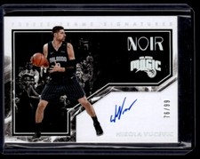 2019-20 Panini Noir Freeze Frame Signatures Nikola Vucevic Auto 76/99 Orlando