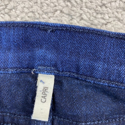 Rag & Bone Capri Denim Jeans Women's 24 Blue Indigo Low Rise Dark Wash 5-Pocket - Picture 8 of 12