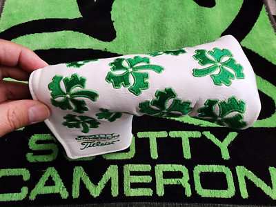 Rare 2008 Scotty Cameron Scotty Dog Lucky Clover Putter head cover