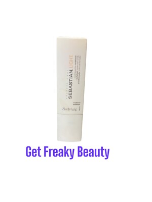 8.45 oz. Sebastian Professional Light Weightless Shine Conditioner. 250ml. NEW.