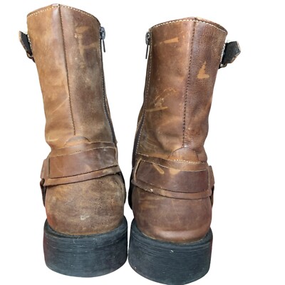 Lavorazione Artigiana Natha Coach Brown Nubuck Leather Ankle  display picture 2