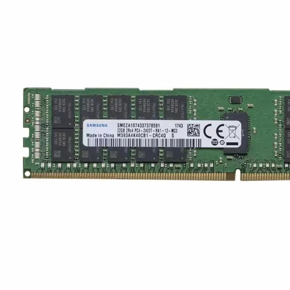 New Samsung 32GB DDR4 2400MHz PC4-19200 ECC Registered Memory Ram M393A4K40CB1 - Image 2 of 4