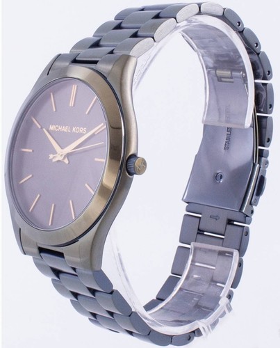 Michael Kors Slim Runway Stainless Steel MK8715 Quartz Analog 50M Mens Watch - Picture 2 of 4