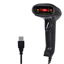 Barcode Scanner Symcode USB Laser Wired Scan Handheld Bar Code Reader Black