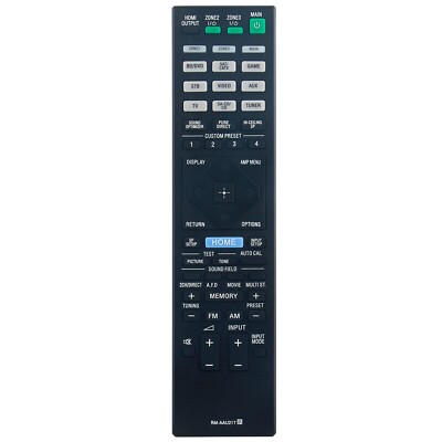 RM-AAU217 Replace Remote Control for Sony AV Receiver STR-ZA5000ES STR-ZA3100ES