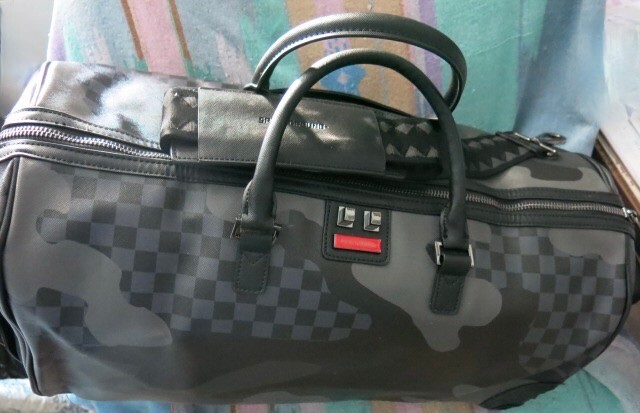 Sprayground 3AM Never Sleep Emperor Black Duffle Bag