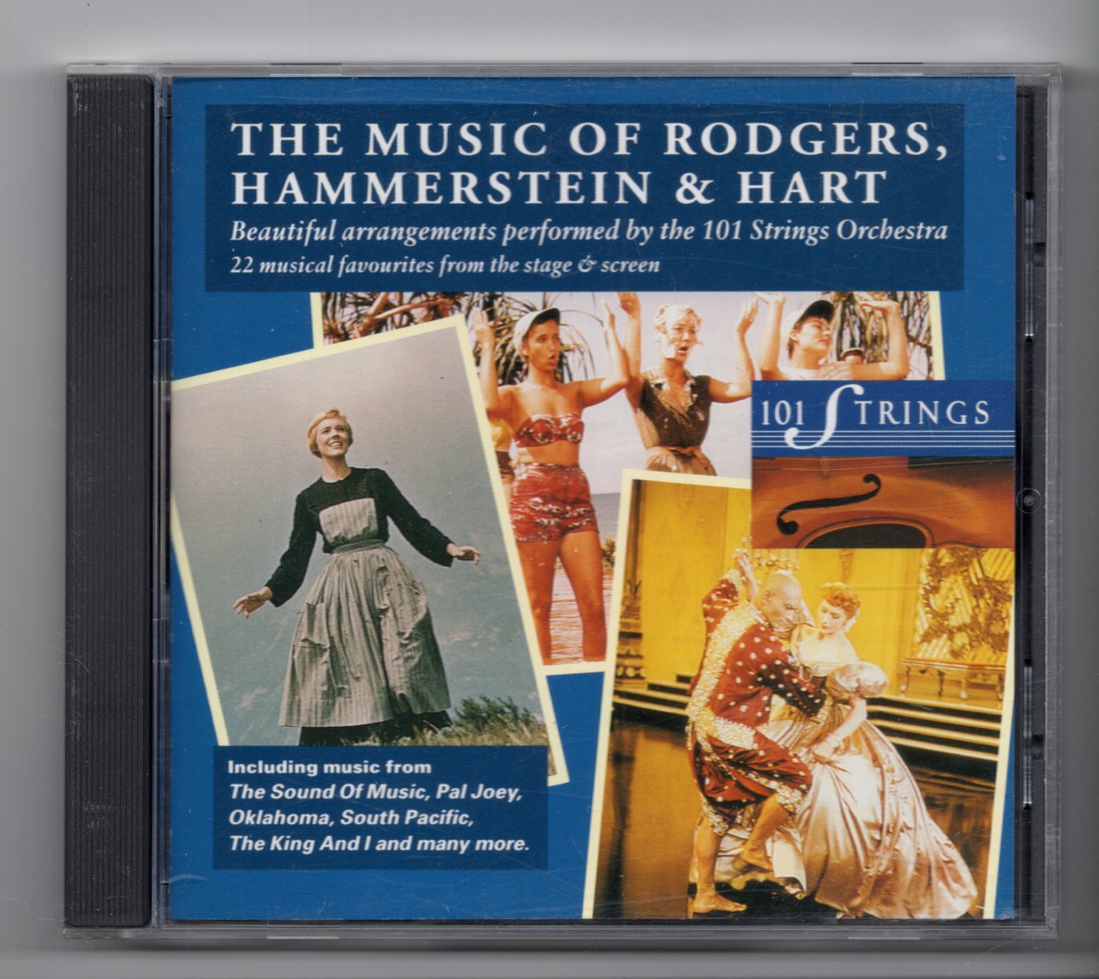 (JG988) 101 Strings Orchestra, The Music Of Rodgers Hammerstein & Hart - 1993 CD